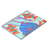 魚ポップ・アートの ノートブック (左側)