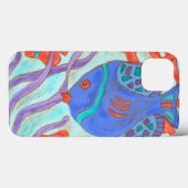 魚ポップ・アートの Case-Mate iPhoneケース (裏面 (横))