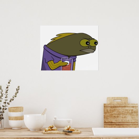 魚ミーム ポスター (キッチン)