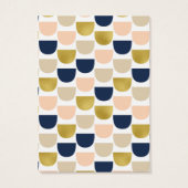 魚モダン型イヤリング表示カード (裏面)