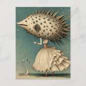 魚ユニークファッション ポストカード (正面)