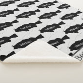 魚ユーモアのある柄ワールドの漁最高の師 シェルパブランケット (3/4)