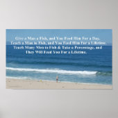 魚与えの人 ポスター (正面)