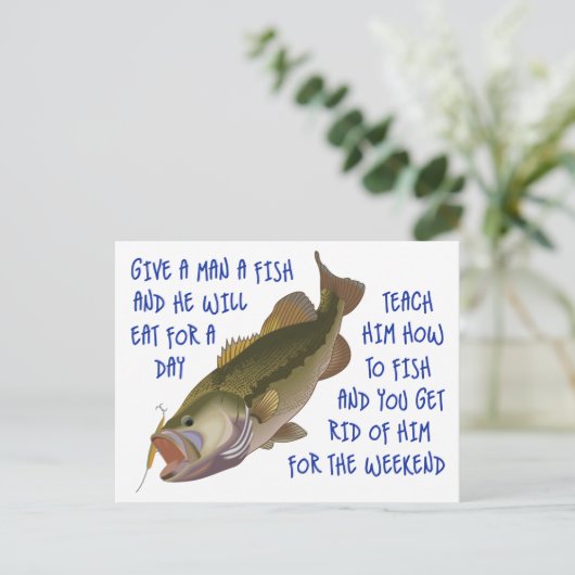 魚与えの人 ポストカード (スタンド正面)