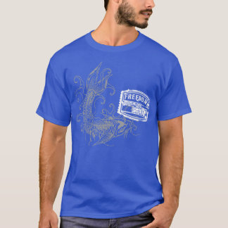 魚中国の自由クリエイティブデザイン Tシャツ