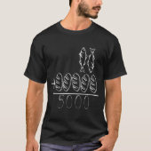 魚二匹とパン五枚 イエスの奇跡 Tシャツ (正面)