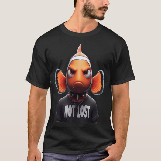 魚人間デザイン Tシャツ (正面)