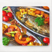 魚介類のフライ マウスパッド (正面)