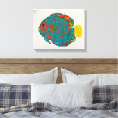 魚介類プリント キャンバスプリント (インサイチュ (寝室))