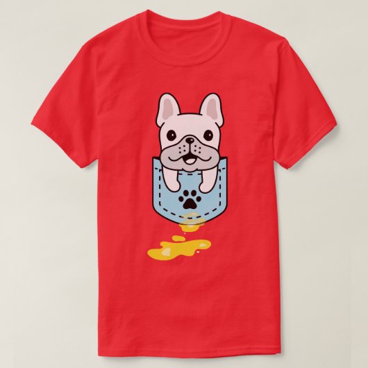 魚介類ポケットカップ Tシャツ (デザイン正面)