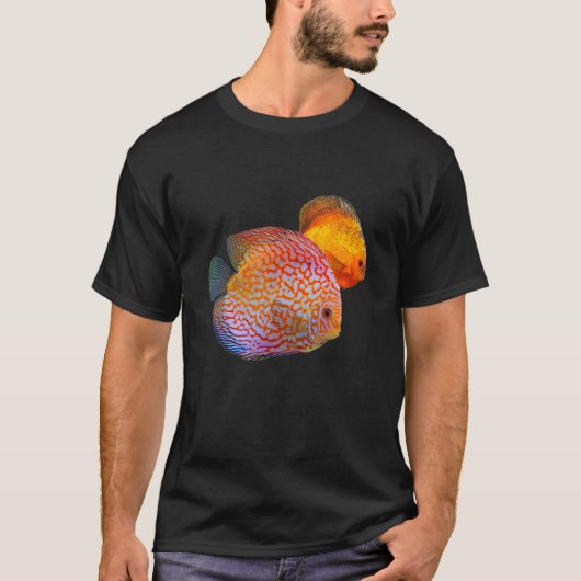 魚介類海ポートレート Tシャツ (正面)