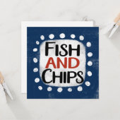 魚切りグリーティングカード カード (正面/裏面インサイチュ)