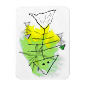 魚初期の磁石 マグネット (縦)