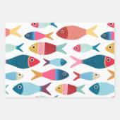 魚包み紙 ラッピングペーパーシート (正面)