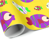 魚包み紙 ラッピングペーパー (ロールコーナー)