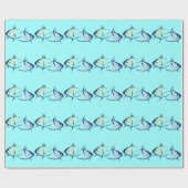 魚包み紙 ラッピングペーパー (フラット)