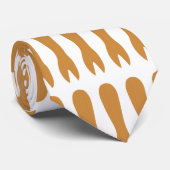 魚及び破片の店の木のフォーク ネクタイ (ロール)