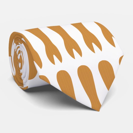 魚及び破片の店の木のフォーク ネクタイ (ロール)