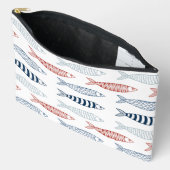 魚地中海のの飾り アクセサリーポーチ (見開き)