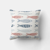 魚地中海のの飾り クッション (裏面)