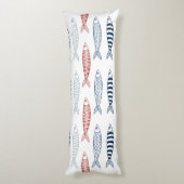 魚地中海のの飾り ボディピロー (裏面 (縦))