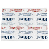 魚地中海のの飾り ラージペーパーバッグ (正面)