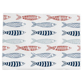 魚地中海のの飾り ラージペーパーバッグ (裏面)