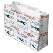 魚地中海のの飾り ラージペーパーバッグ (裏面アングル)