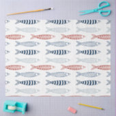 魚地中海のの飾り 薄葉紙 (クラフト)