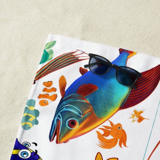 魚🐠型 ビーチタオル (インサイチュ)