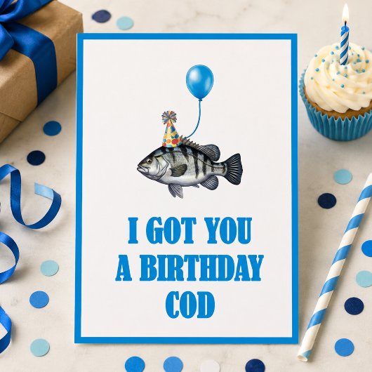 魚好きな方への誕生日プレゼントにタラのギフト