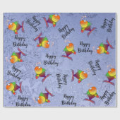 魚好き ラッピングペーパー (フラット)