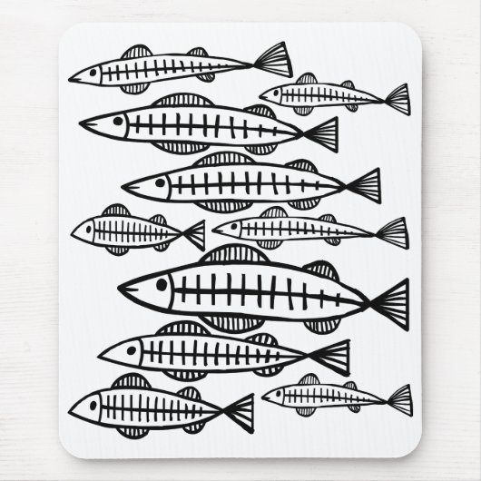 魚学院 マウスパッド (正面)