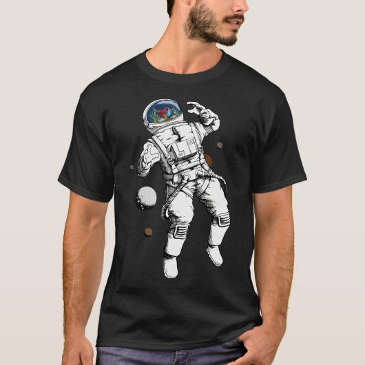 魚宇宙飛行士 Tシャツ (正面)
