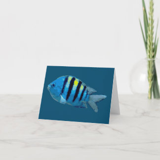 魚専攻の軍曹カード ノートカード