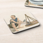 魚屋は、「中国のコスチュームからの39をめっきします コースター (左側)