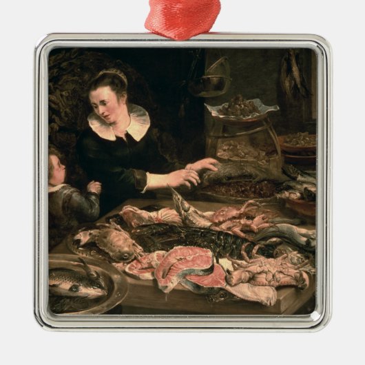 魚屋 メタルオーナメント (正面)