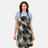 魚嵐 エプロン (着用した状態)