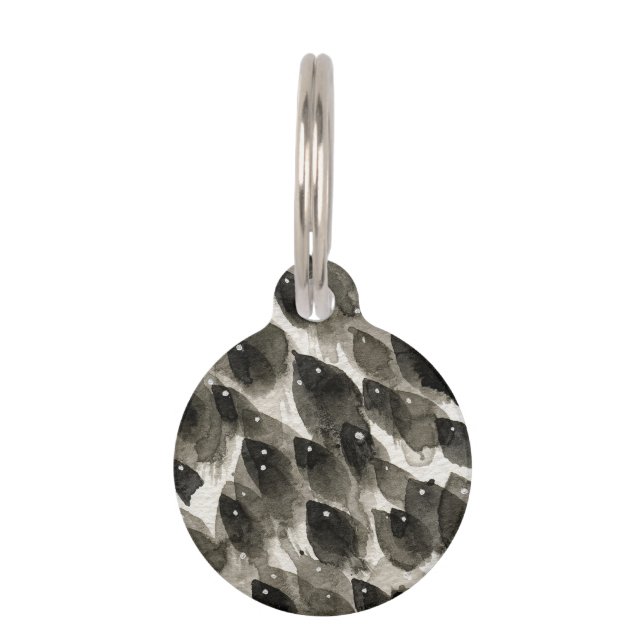 魚嵐 ペット　ネームタグ (正面)