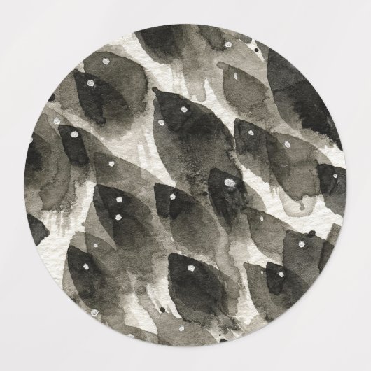 魚嵐 ラベル (デザイン1)