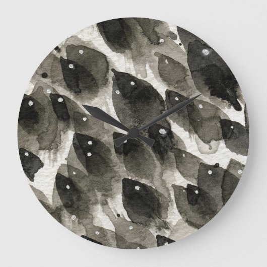 魚嵐 ラージ壁時計 (正面)