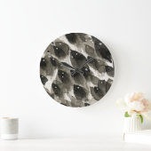 魚嵐 ラージ壁時計 (ホーム)