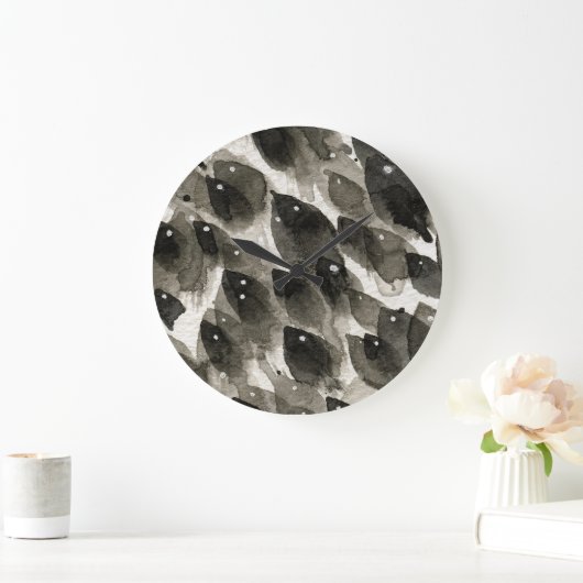 魚嵐 ラージ壁時計 (ホーム)