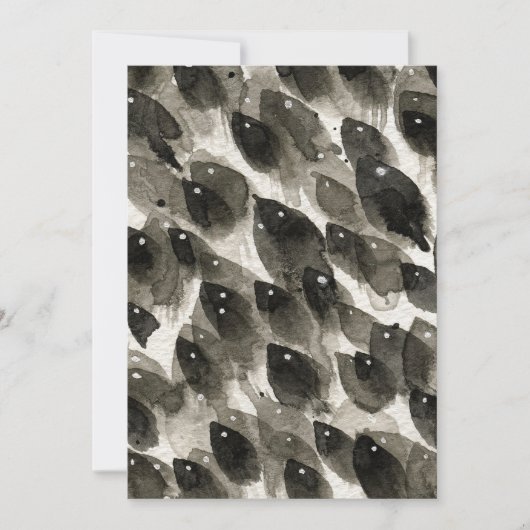 魚嵐 招待状 (正面)