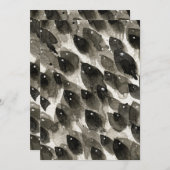 魚嵐 招待状 (正面/裏面)