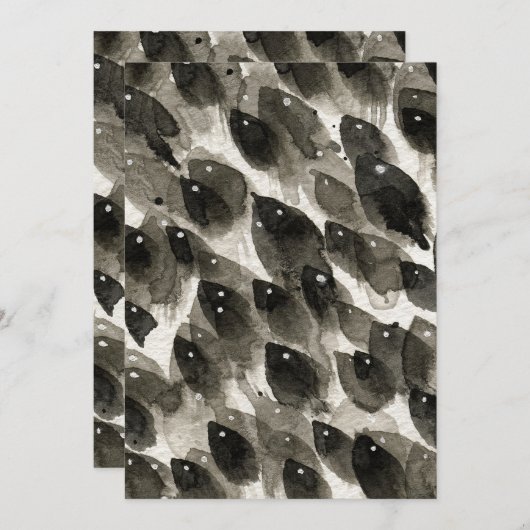 魚嵐 招待状 (正面/裏面)