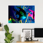 魚巨大な72"をx 52" jGibneyのGicléeの芸術びん詰めにして下さい ポスター (ホームオフィス)