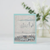 魚市場アット日本橋浮世絵 ポストカード (スタンド正面)
