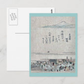 魚市場アット日本橋浮世絵 ポストカード (正面/裏面)
