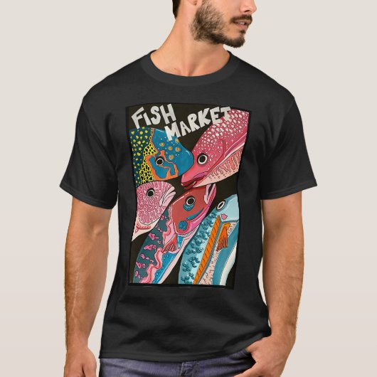 魚市場パート2 Tシャツ (正面)